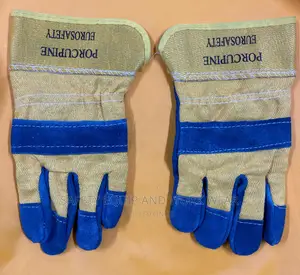 Blue And Yellow Gloves,Welding Gloves