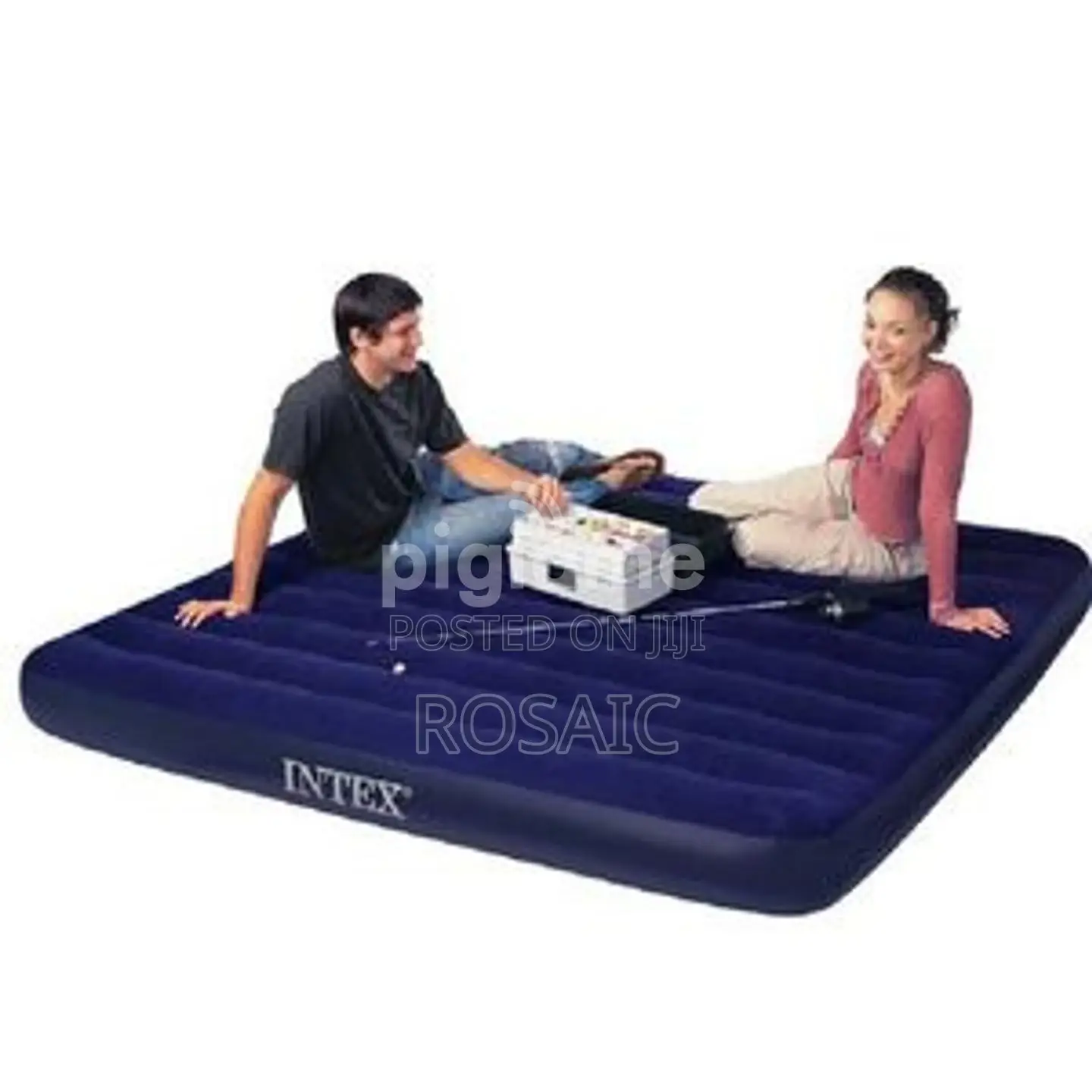4*6 Intex Inflatable Mattress Plus Electric Pump