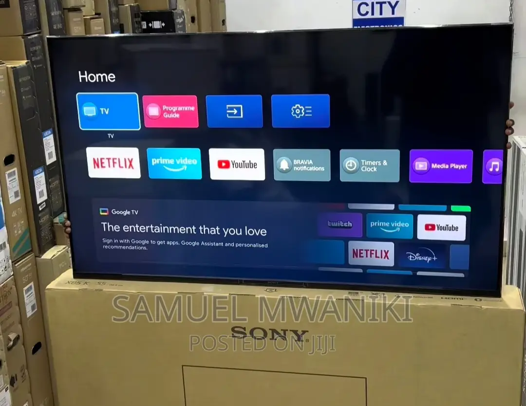 Sony 55" X85K Smart UHD GOOGLE TV Has X-Reality Prohdr10+