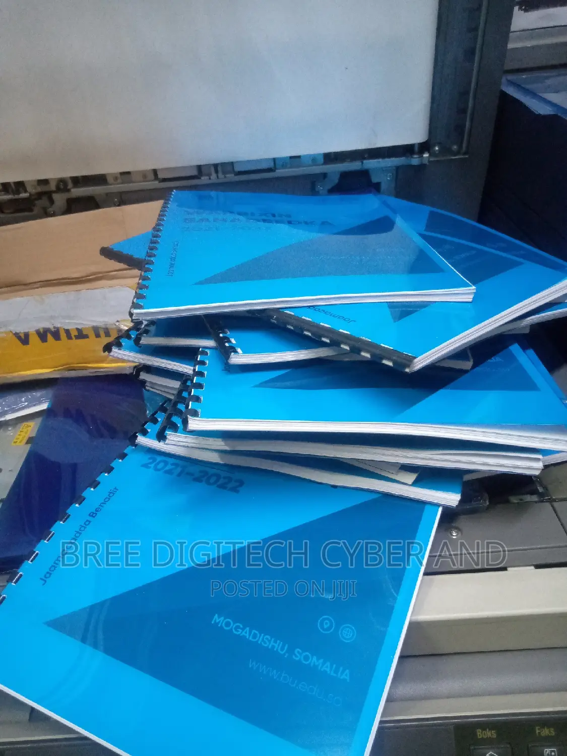 Black Ring Spiral Binding