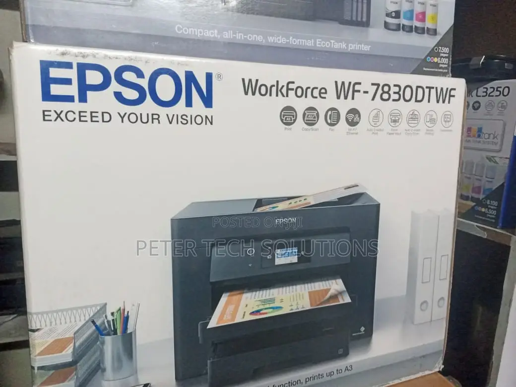 A3 Colour Multifunction Inkjet Printer WF-7830DTWF EPSON