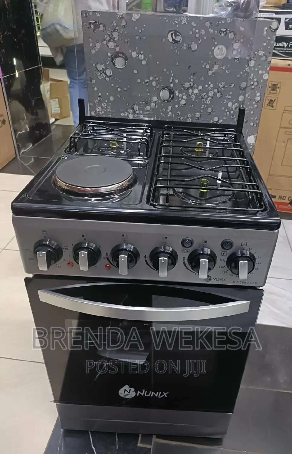 Nunix Free Standing 3g+1e Cooker