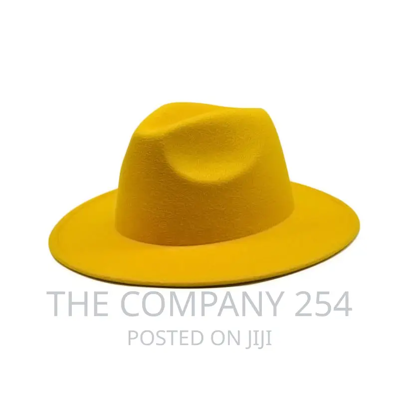 Autumn Winter Womens Felt Hat Fedoras Big Brim Hats .