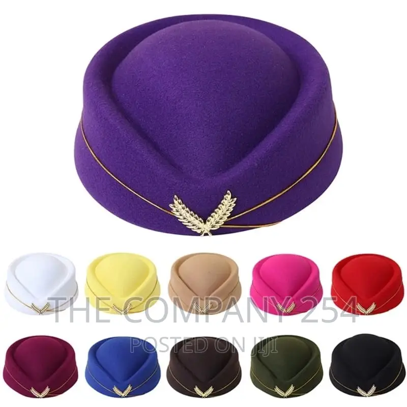 Air Hostesses Hat Stewardess Beret Hat Women Formal .
