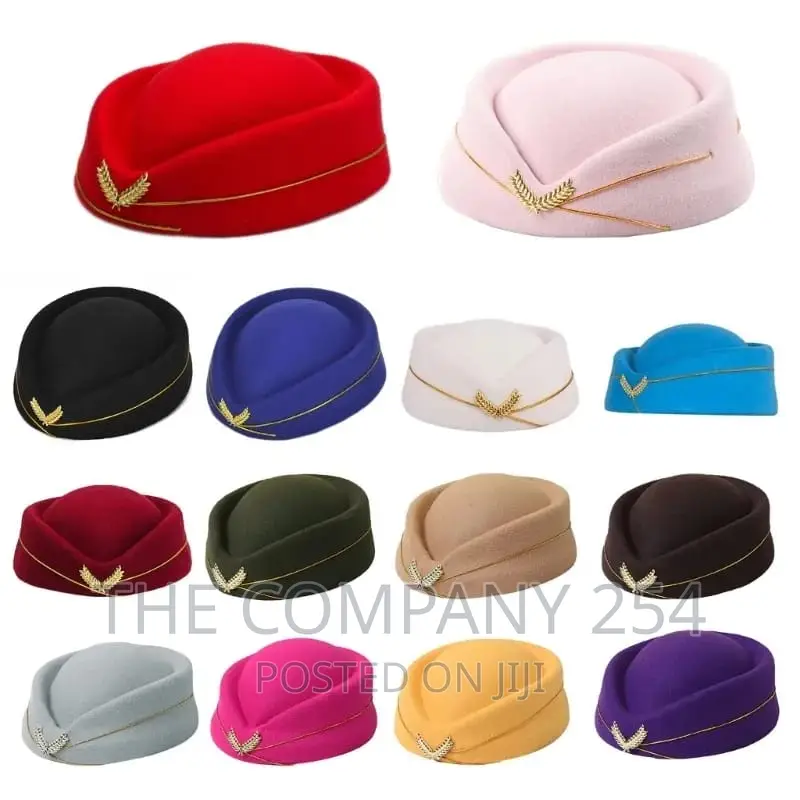 Air Hostesses Hat Stewardess Beret Hat Women Formal .