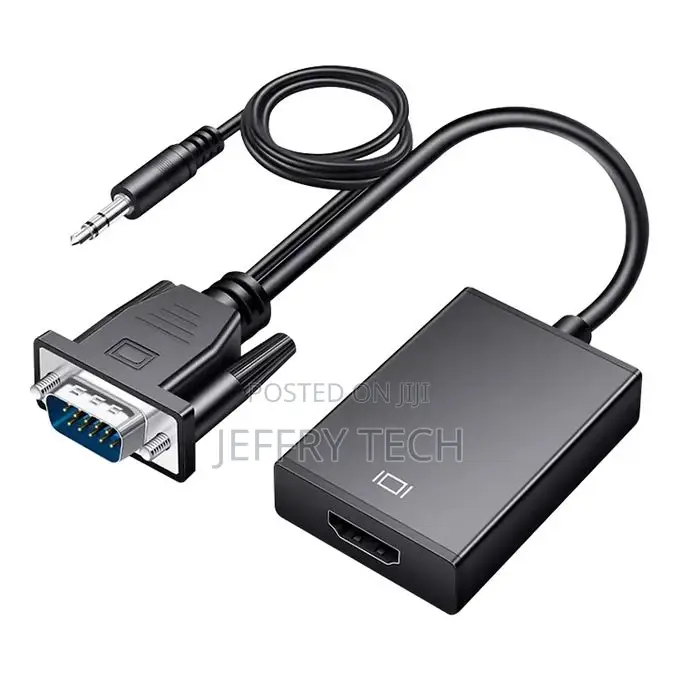 HDCO-VGAM2 1080P VGA Male to HDMI Female Converter With 3.5m