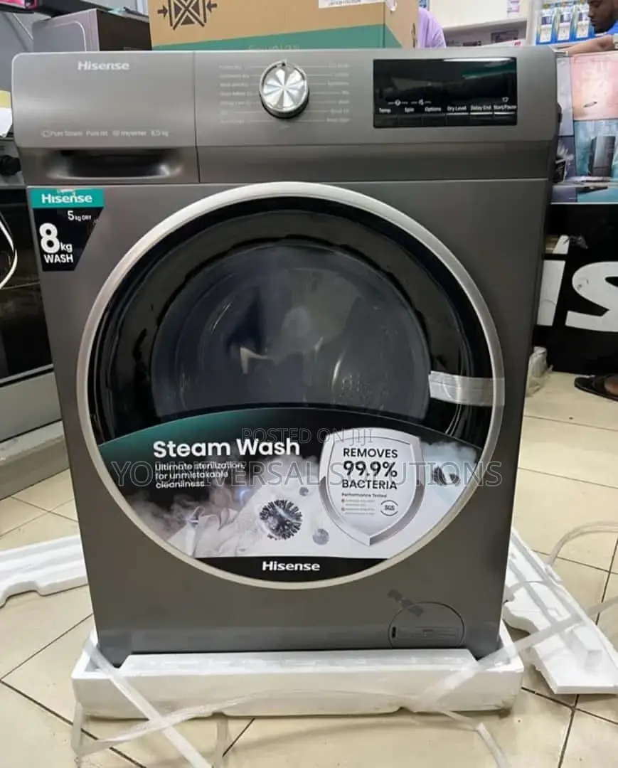 8kg Hisense Front Load Washing Machine Wash and Dry