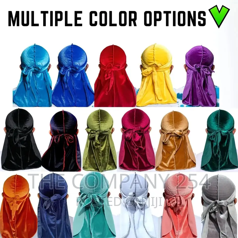 Superior Velvet Fabric Durag Hair Accessories Bonnet