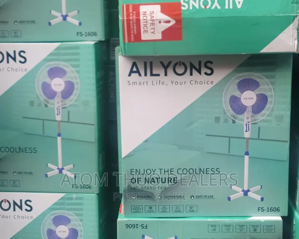 Ailyons 16 Iches Standing Fan .,