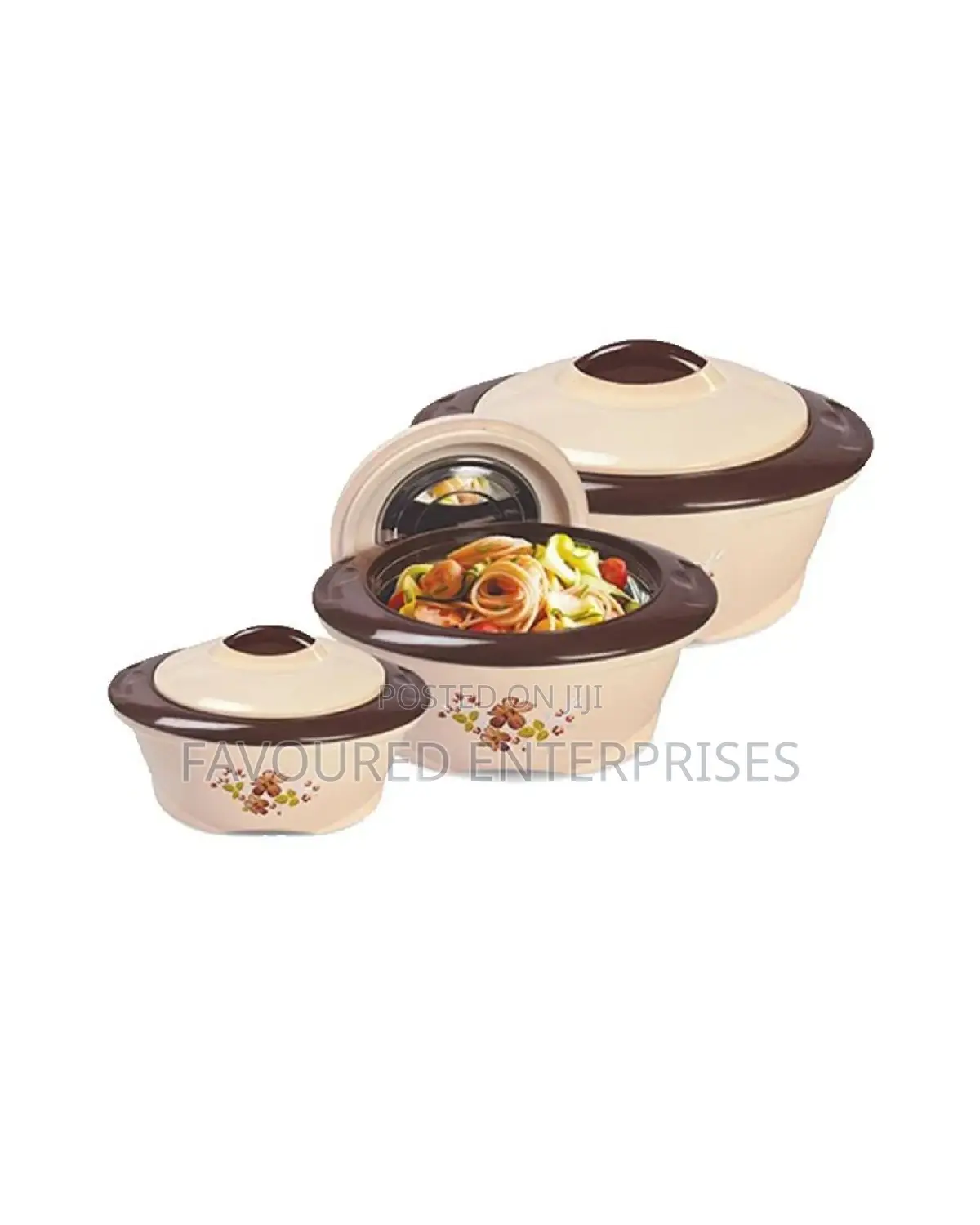 Sapphire Insulated Hotpots 600ml,1000ml,2000ml,3000ml 4pcs
