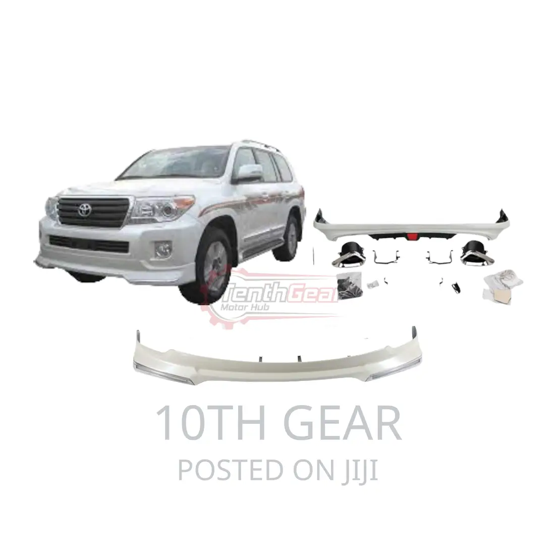 Land Cruiser FJ200 2008-2015 Front and Rear Exhaust Body Kit