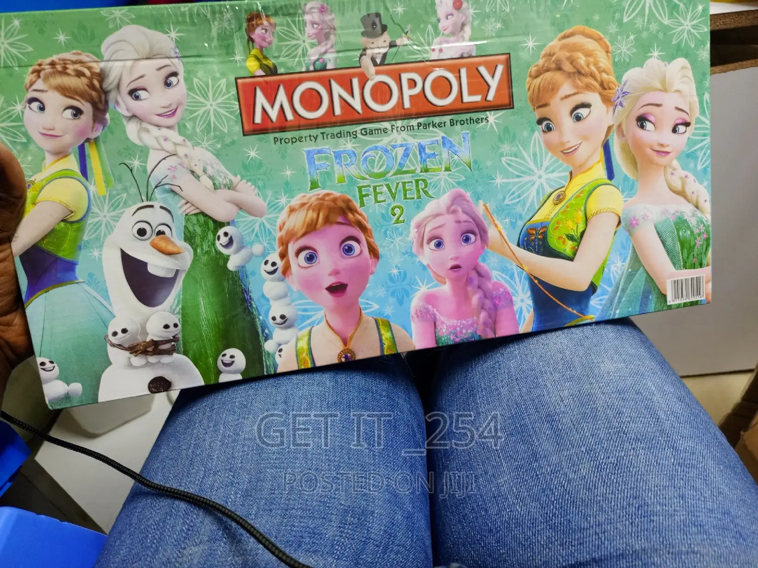 Kids Frozen Monopoly Card Game