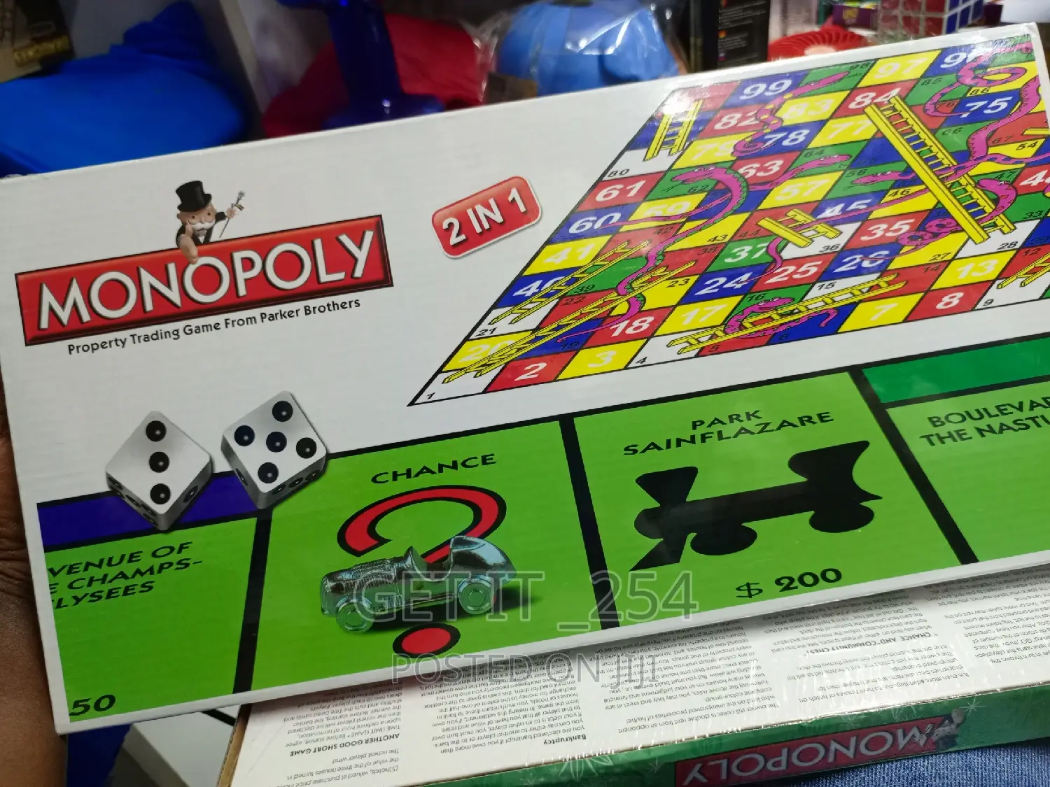 2 in 1 Monopoly Game
