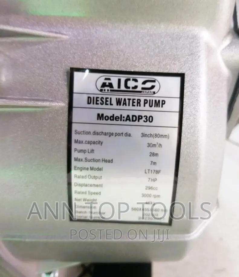 AICO 3 Inch Diesel Water Pump