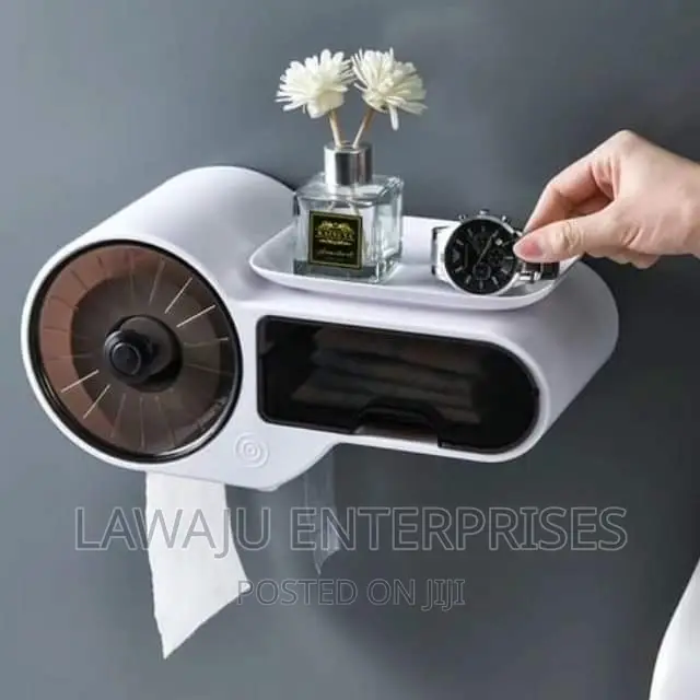 Acrylic Tissue Box With Storage