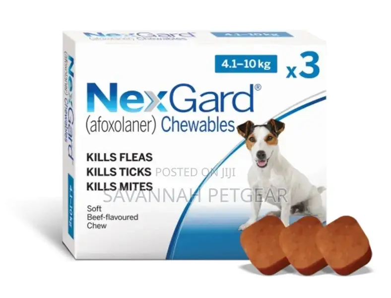 Nexgard 3 Chewables for Small Dogs (4-10 Kg) Flea Tick Treat