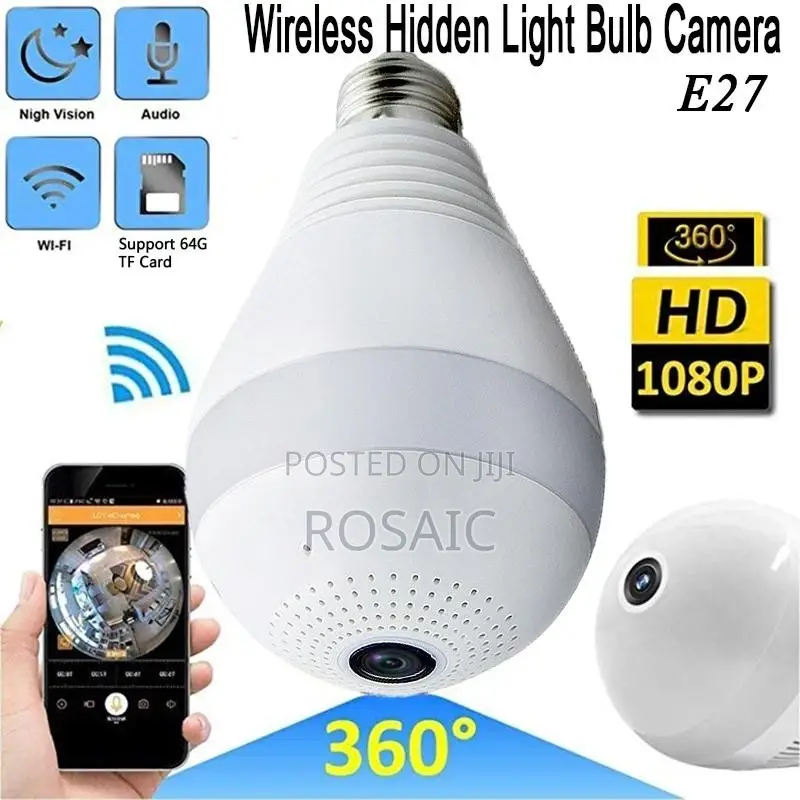 Home Security Wifi Bulb Camera