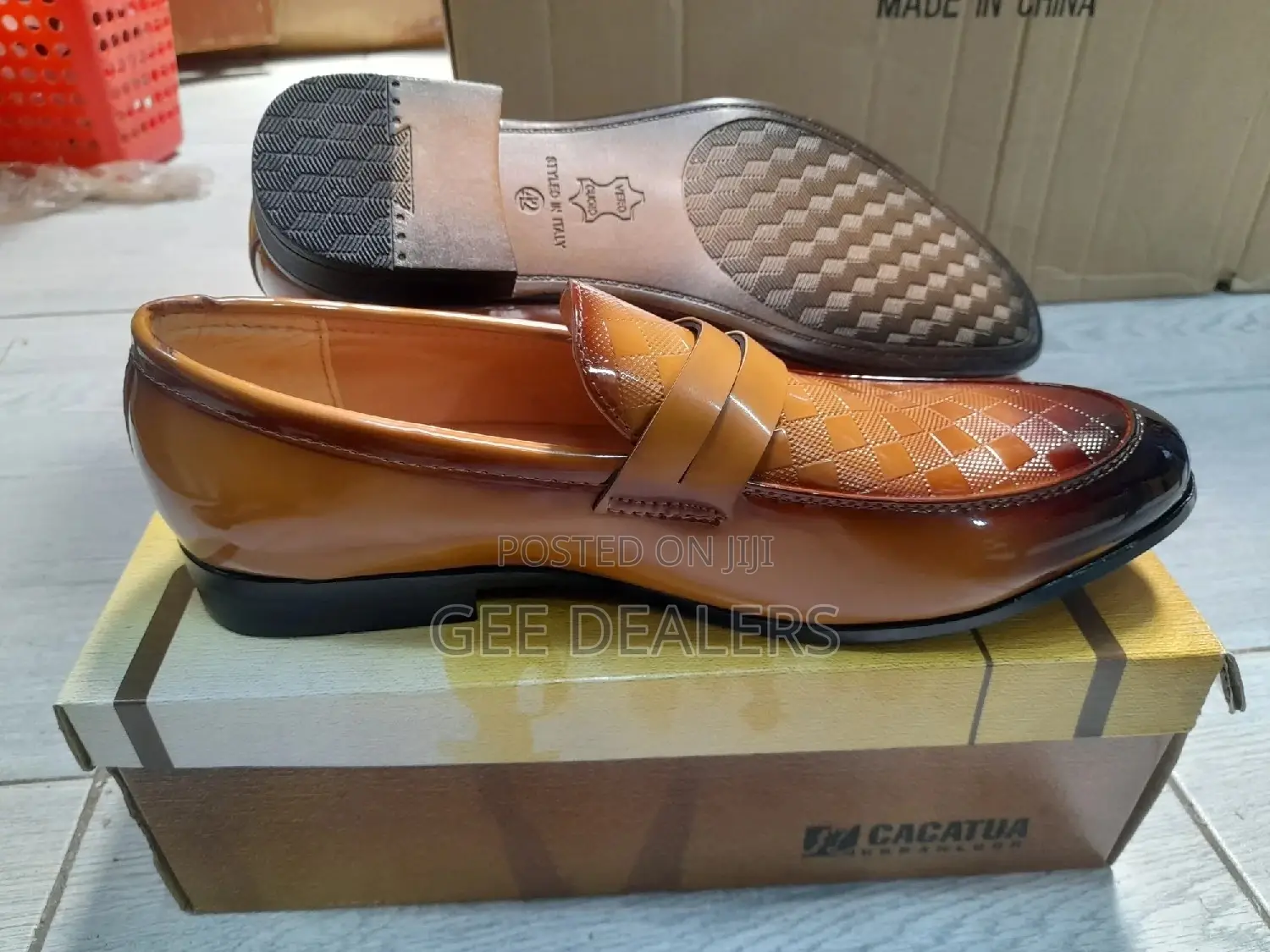 Cacatua Official Brown Shoes