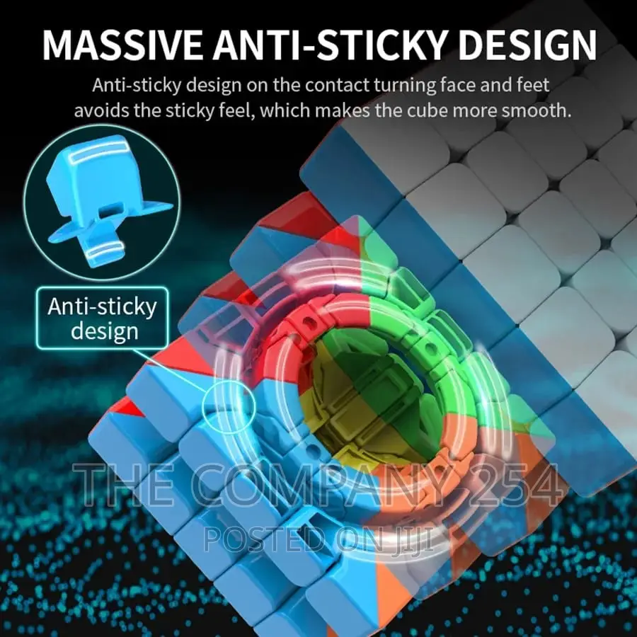 5x5 Magic Cube Stickerless Professional Speed Fidget Toys .