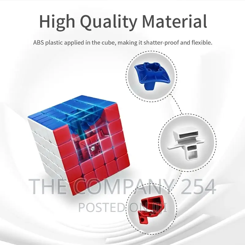 5x5 Magic Cube Stickerless Professional Speed Fidget Toys .