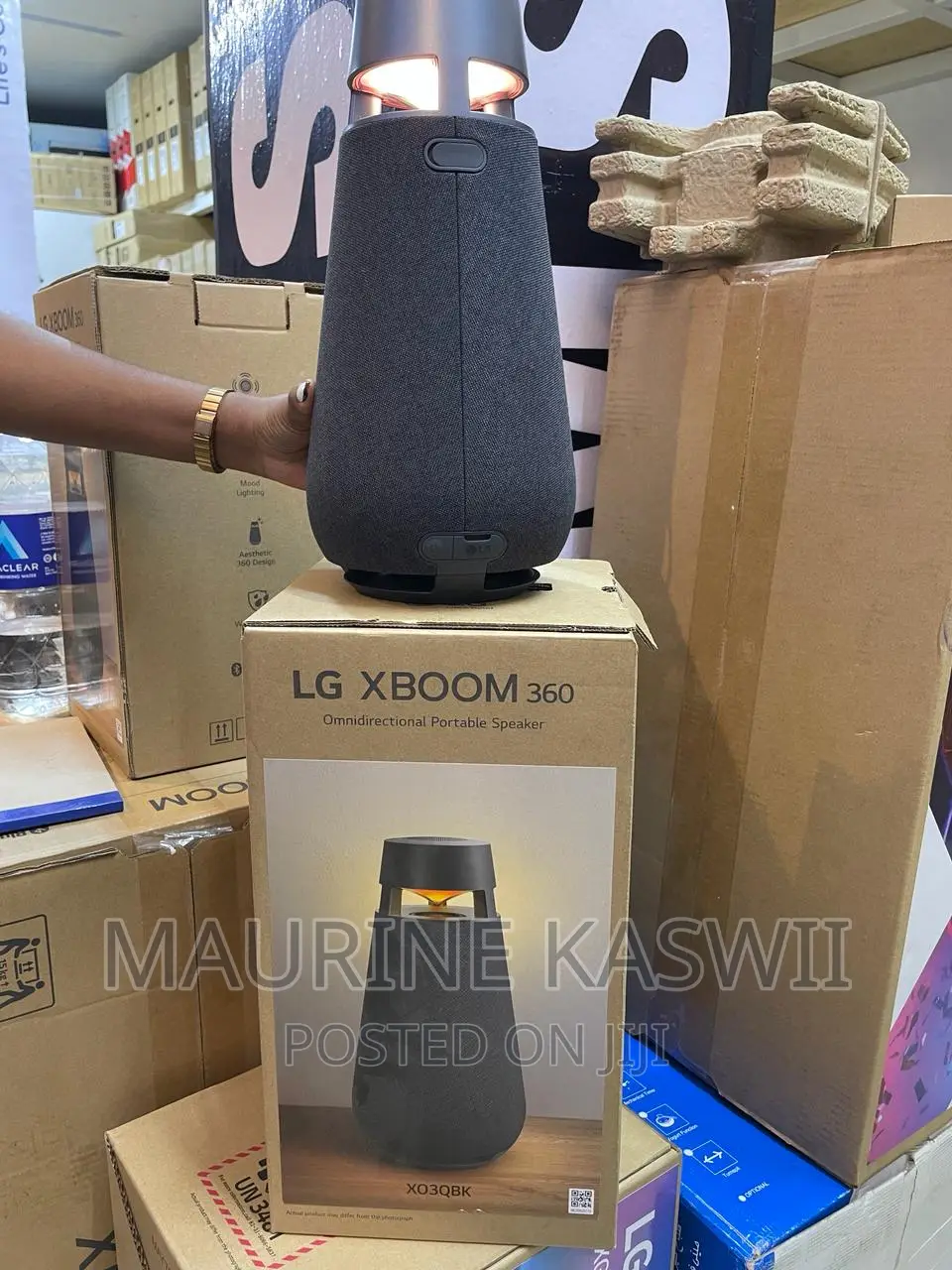 LG XO3QBK XBOOM 360 Portable Bluetooth Speaker