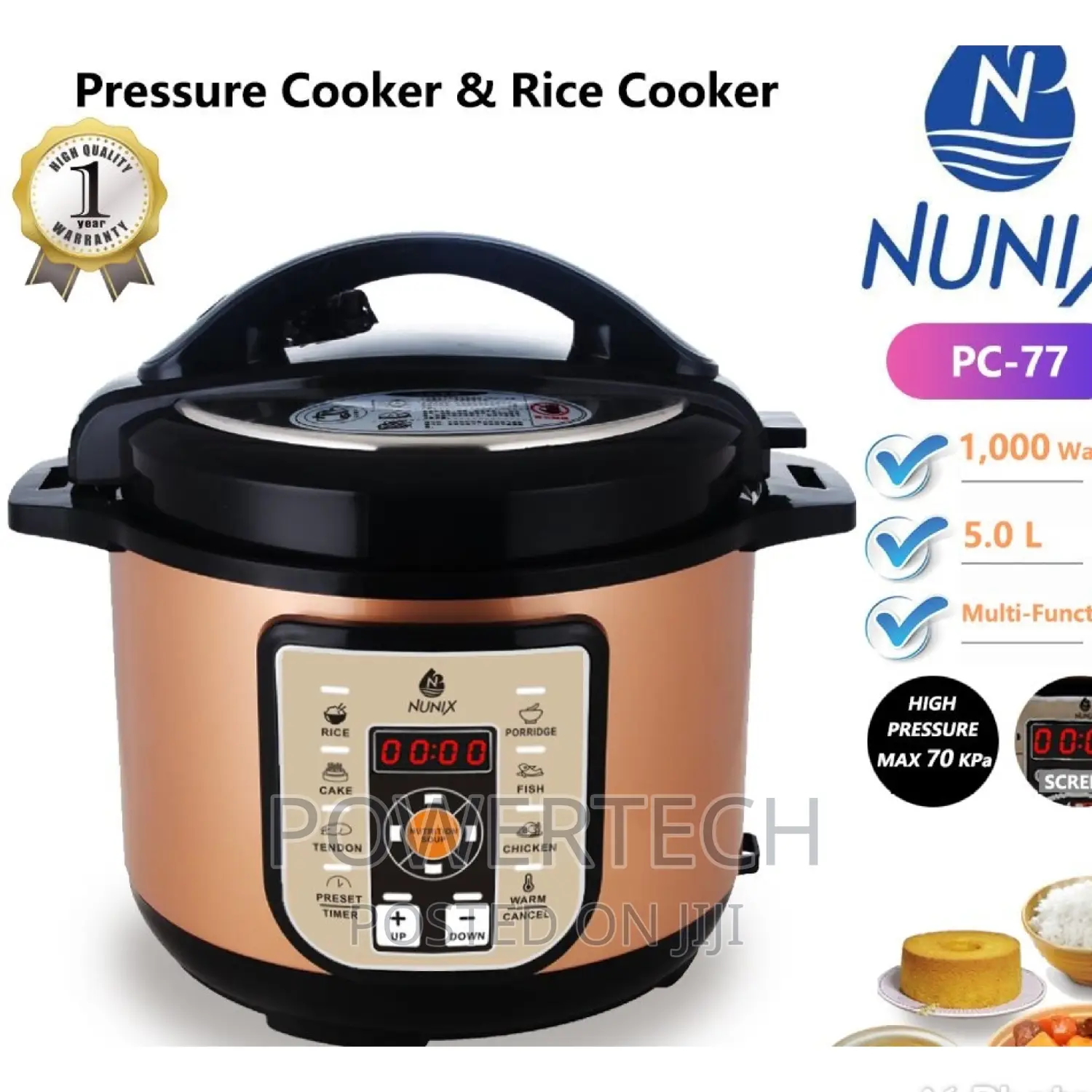5LTRS Multi-Functional Electric Pressure Cooker