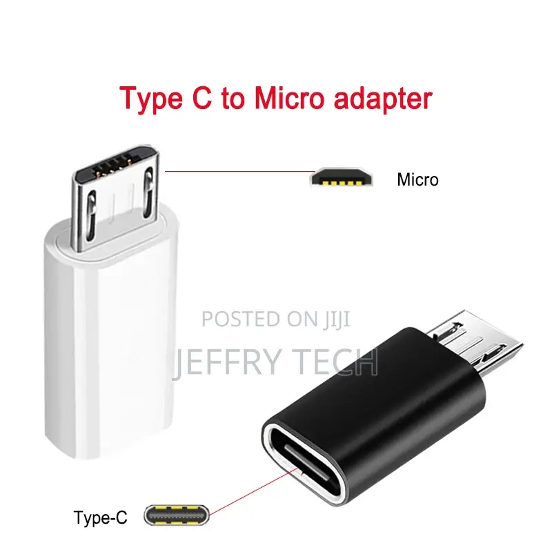 USB Type C to Micro USB Android Adapter Connector