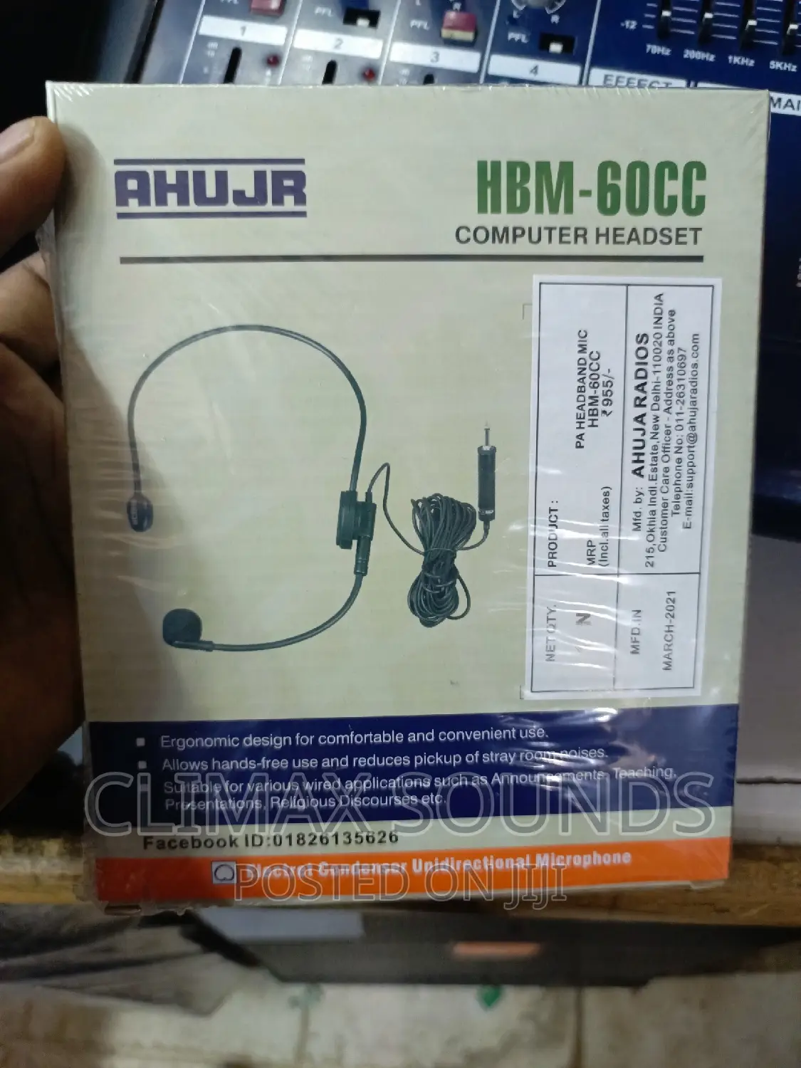 Ahunja Head Microphone