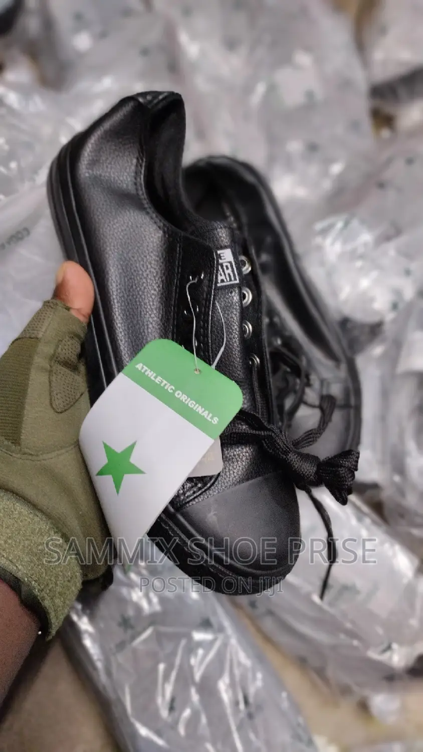 Leather Converse