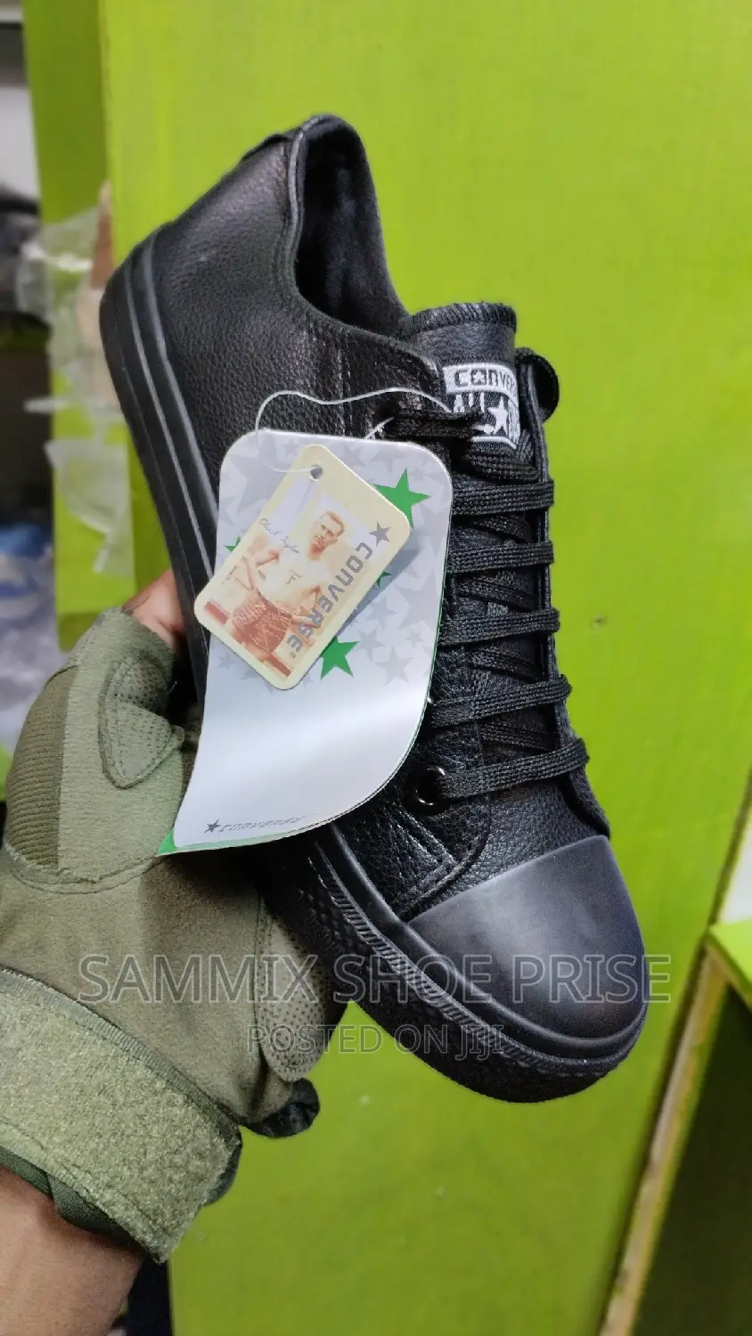 Leather Converse