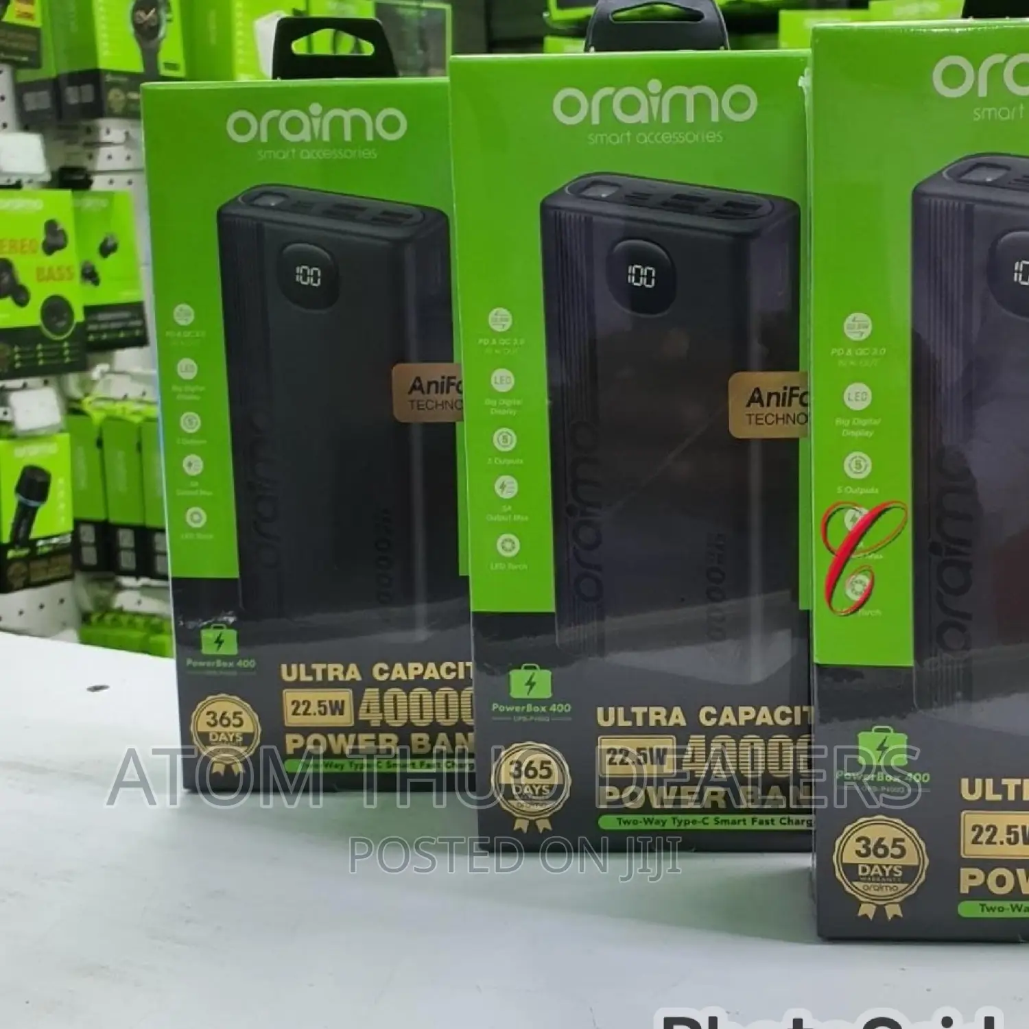 Oraimo Powerbox 400 OPB-P400Q 40,000mah Power Banks A.,., ,
