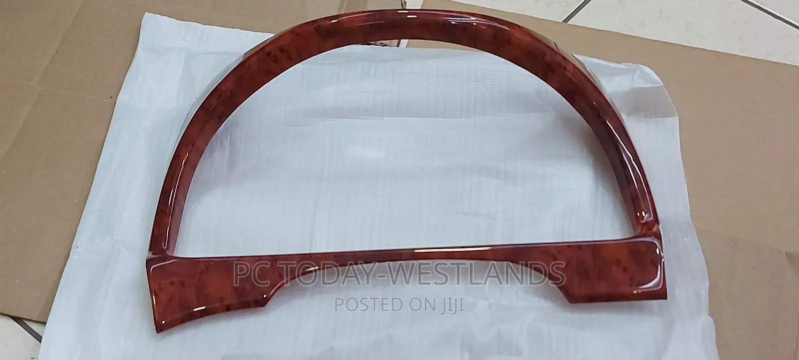 Alphard Vellfire Shiny Brown Wood Grain/Redwood Meter Panel