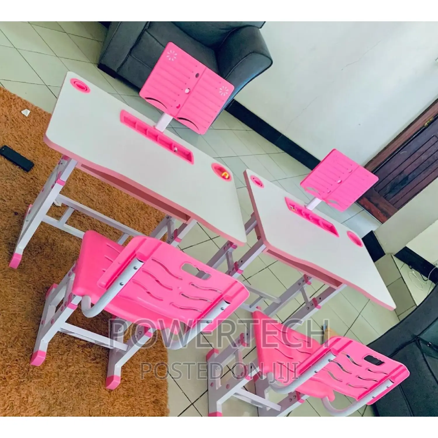 Kids Study Desk and Chair Set Height Adjustable.