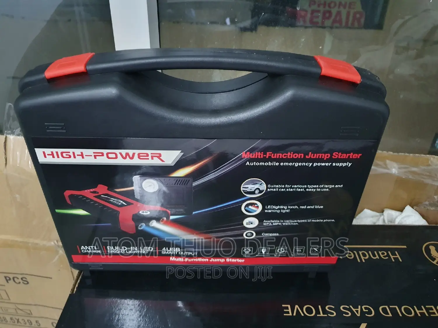 Electric Car Jump Starter With All Accessories
