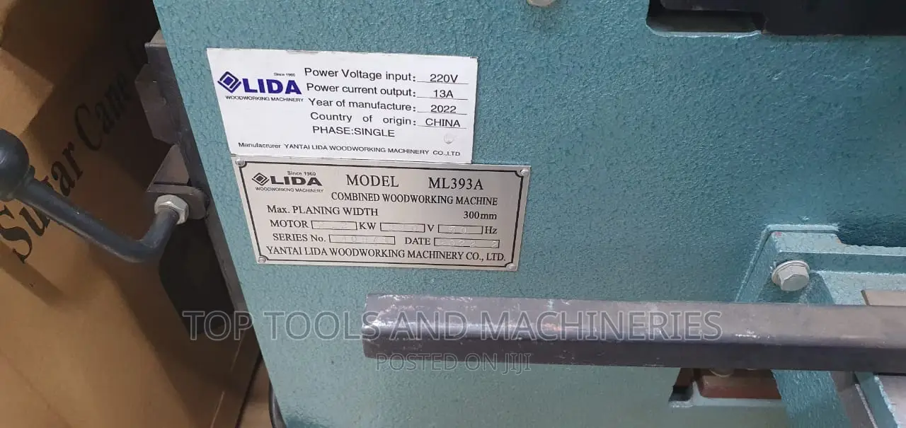Lida Multi-Use Wood Working Machine Ml393a