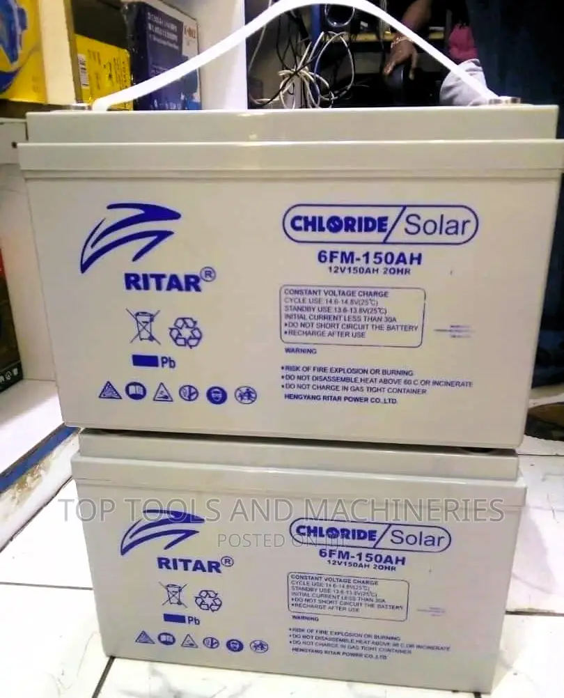 Ritar 150ah RA12-150 12v Deep Cycle Maintenance Free Battery