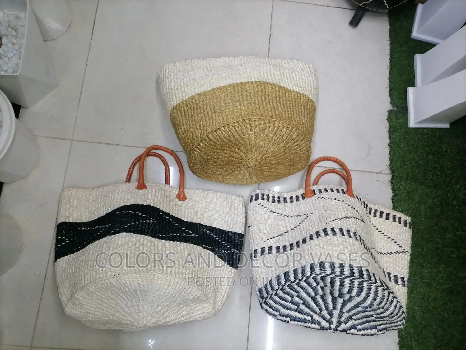 Baskets for Throw Pillows and Blankets