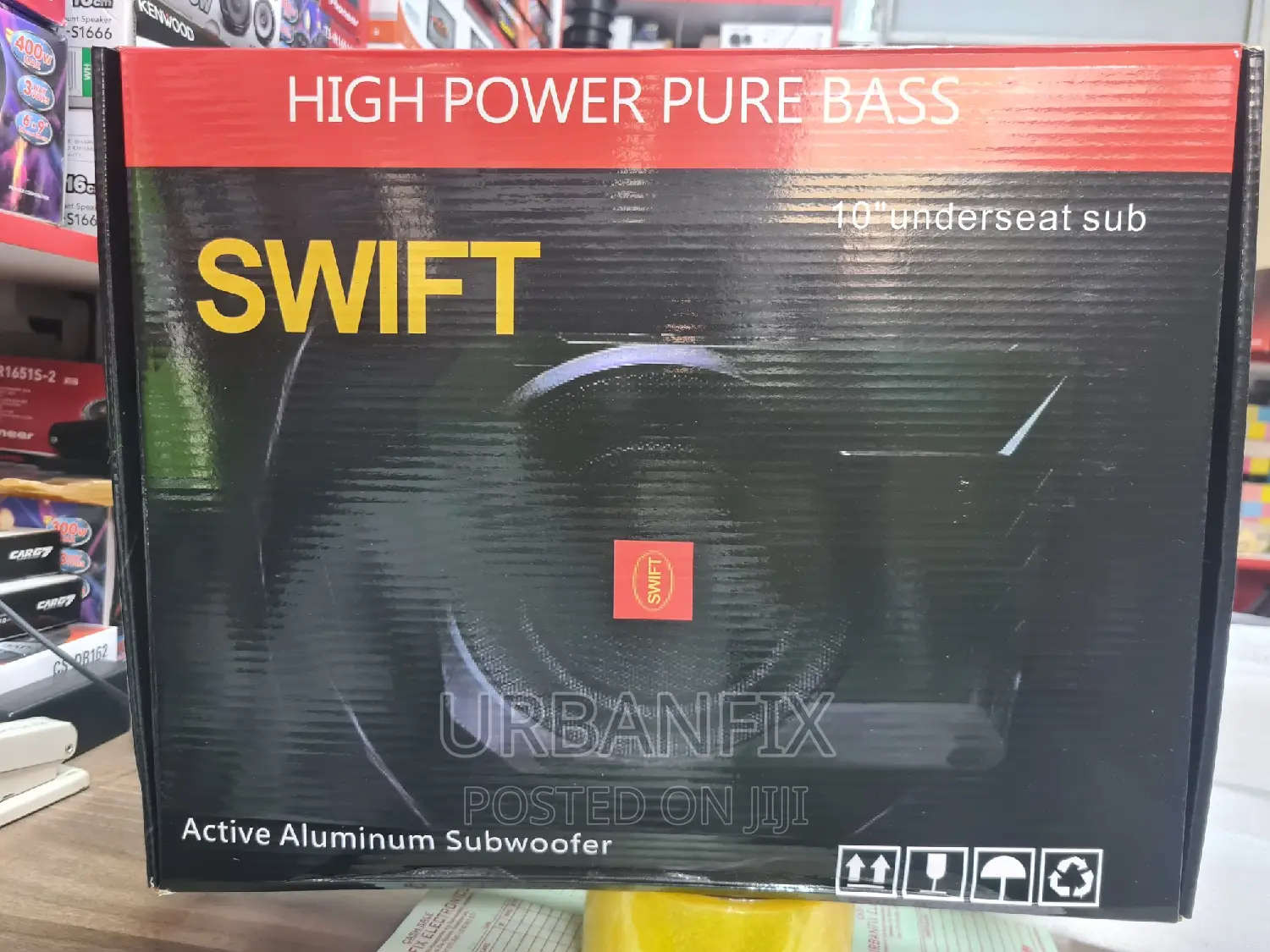 800 Watts Swift Underseat Subwoofers With 10 Inch Subwoofer