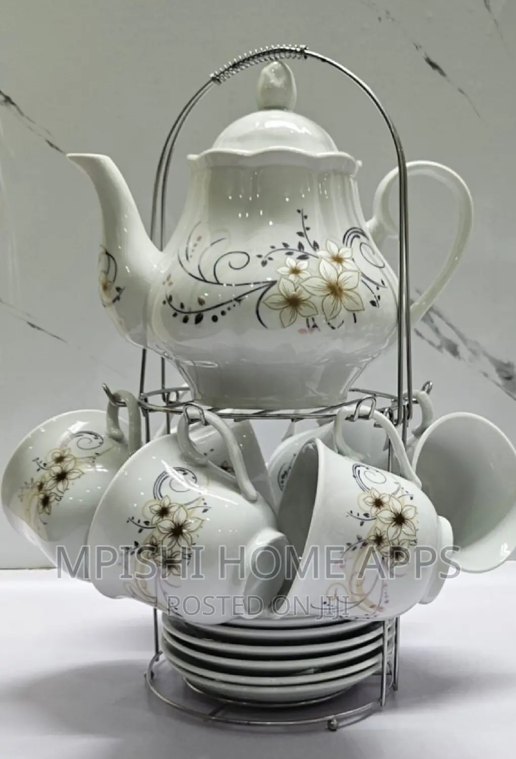 14pc Porcelain Ceramic Tea Set