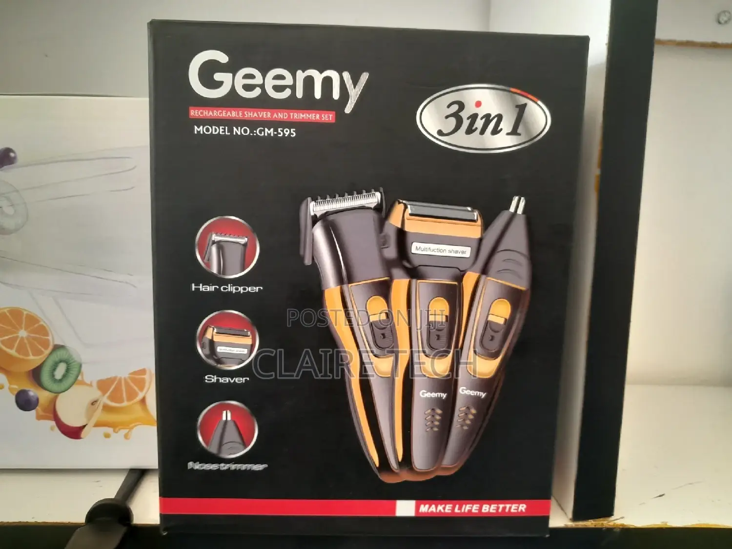 Geemy Shaver 3 in 1 New