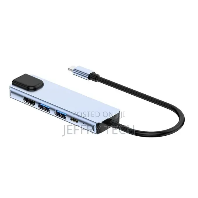 USB C Hub Adapter 5 in 1 High Resolution Hdmi-Compatible Typ