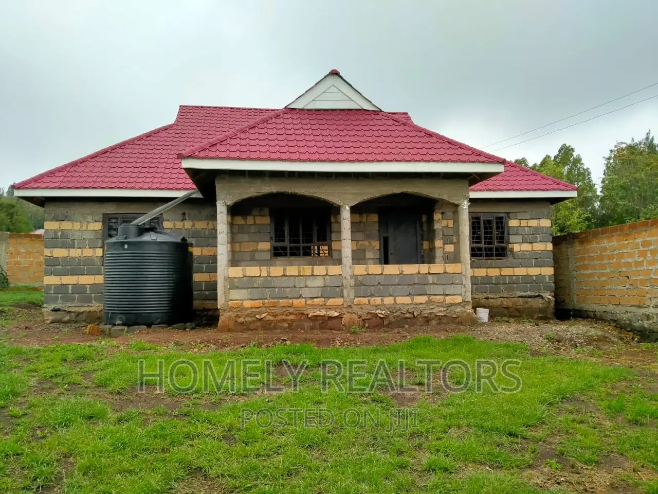 Half an Acre Land With a 3-Bedroom Bungalow in Kibiku, Ngong
