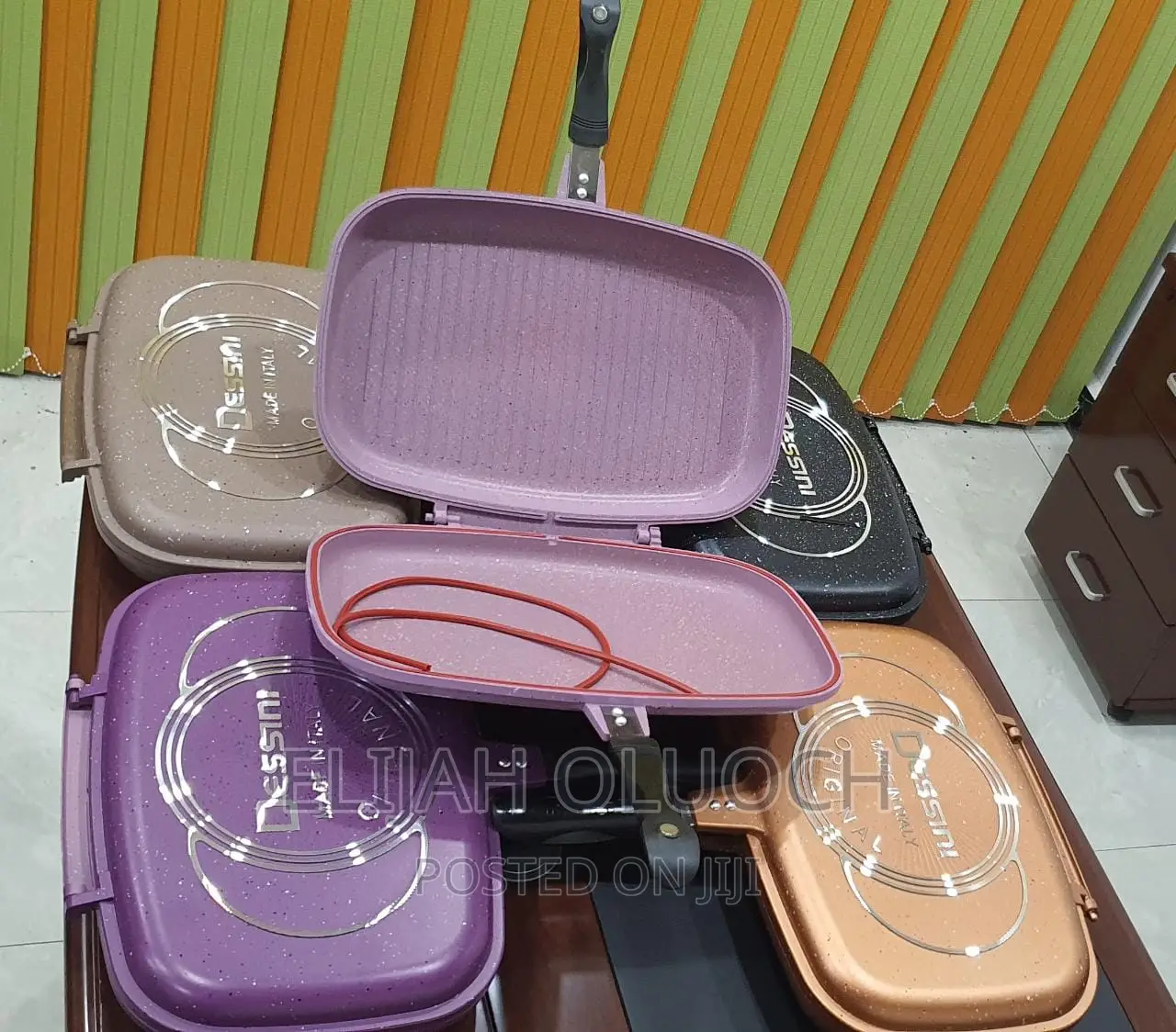 High Quality Granite Dessini Grill Pan