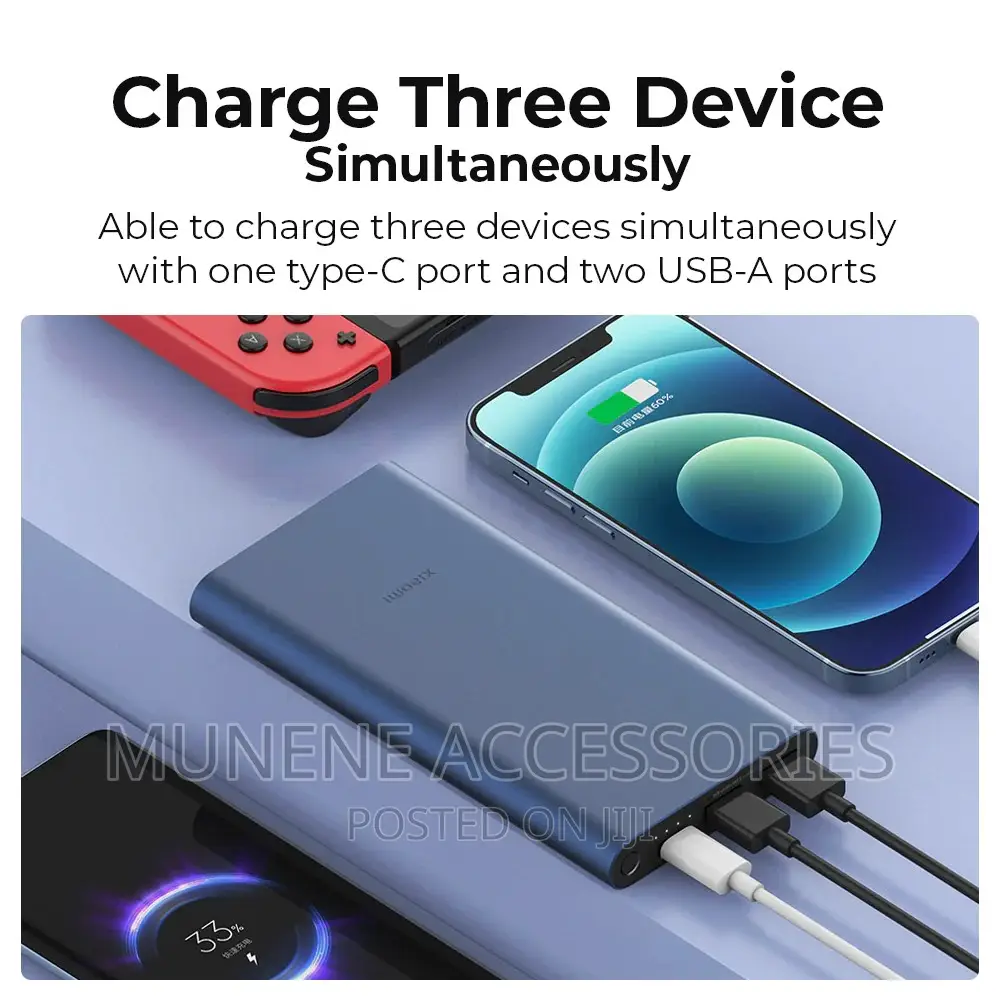 Xiaomi Mi 22.5W Powerbank 3 10000mah Pd USB C Fast Charging