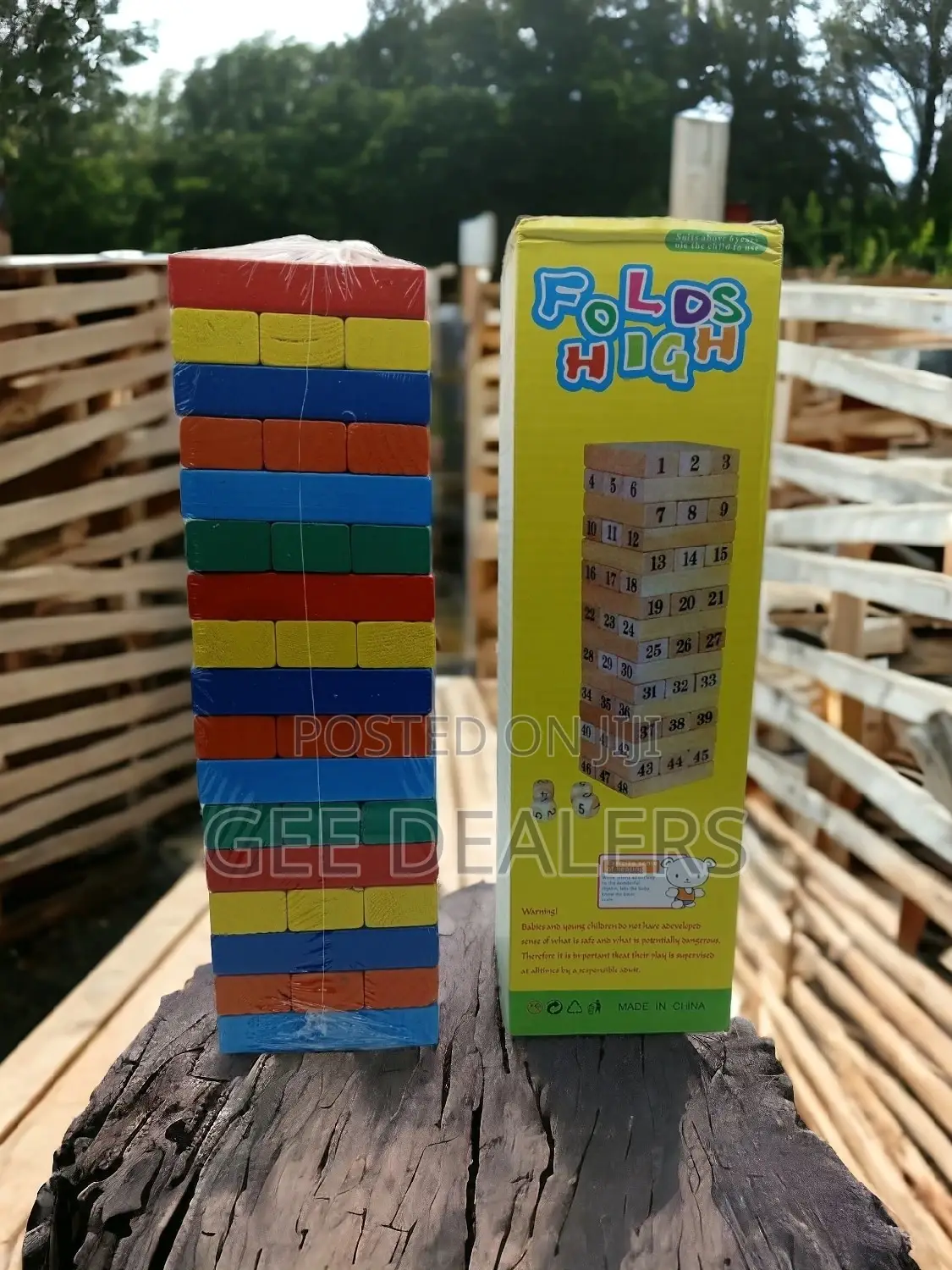 51pcs Coloured Jenga Block