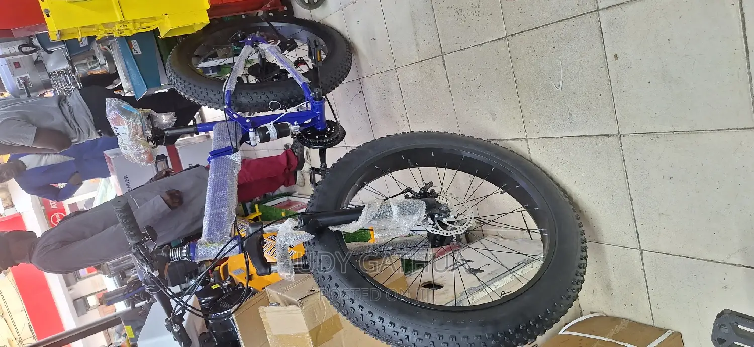 Fatbike Foldable Blue