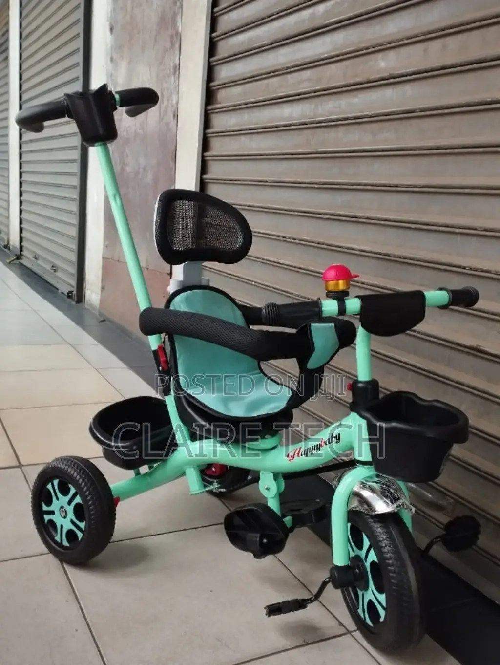 Kids Tricycle With Push Handle 