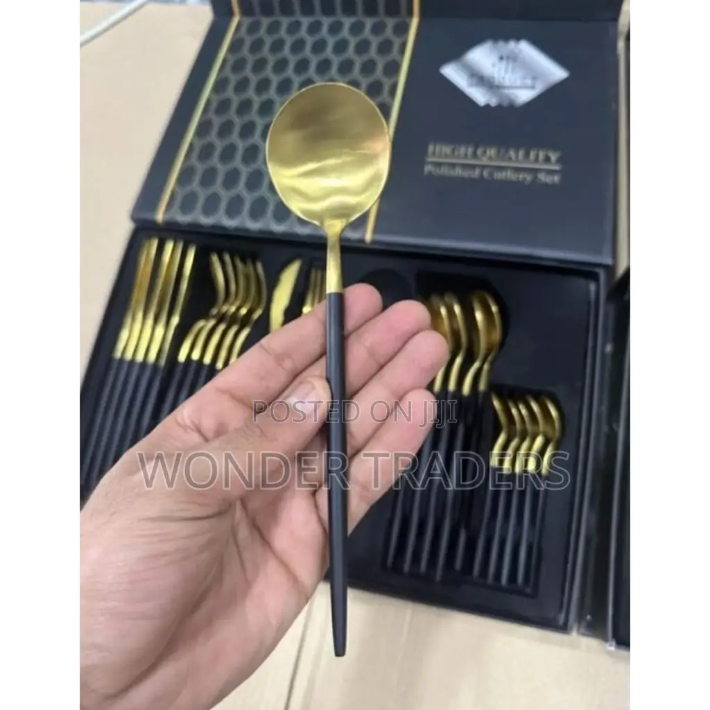 24pcs High Polished Cutlery Set.
