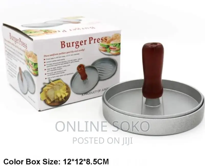 Non Stick Grill BBQ Burger Press Hamburger Patty Mould Maker
