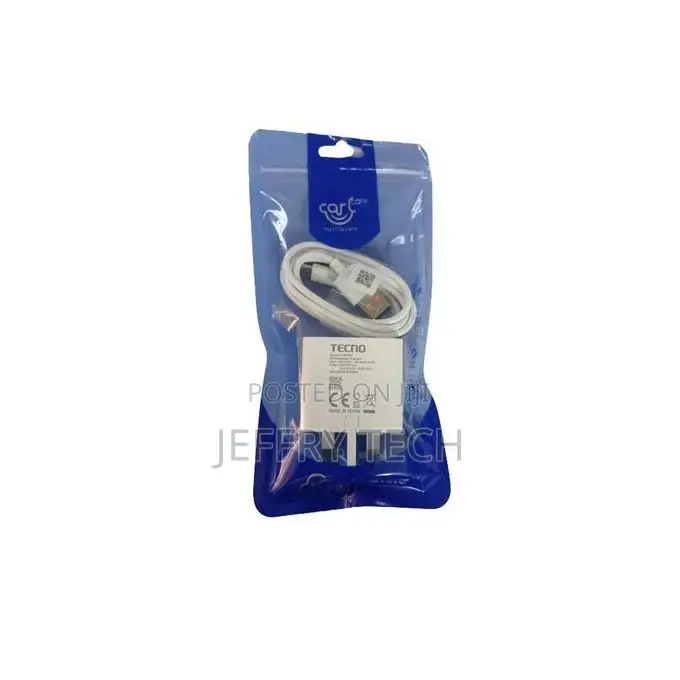 Tecno Spark 10C 18W Super Fast Type -C Charger -White